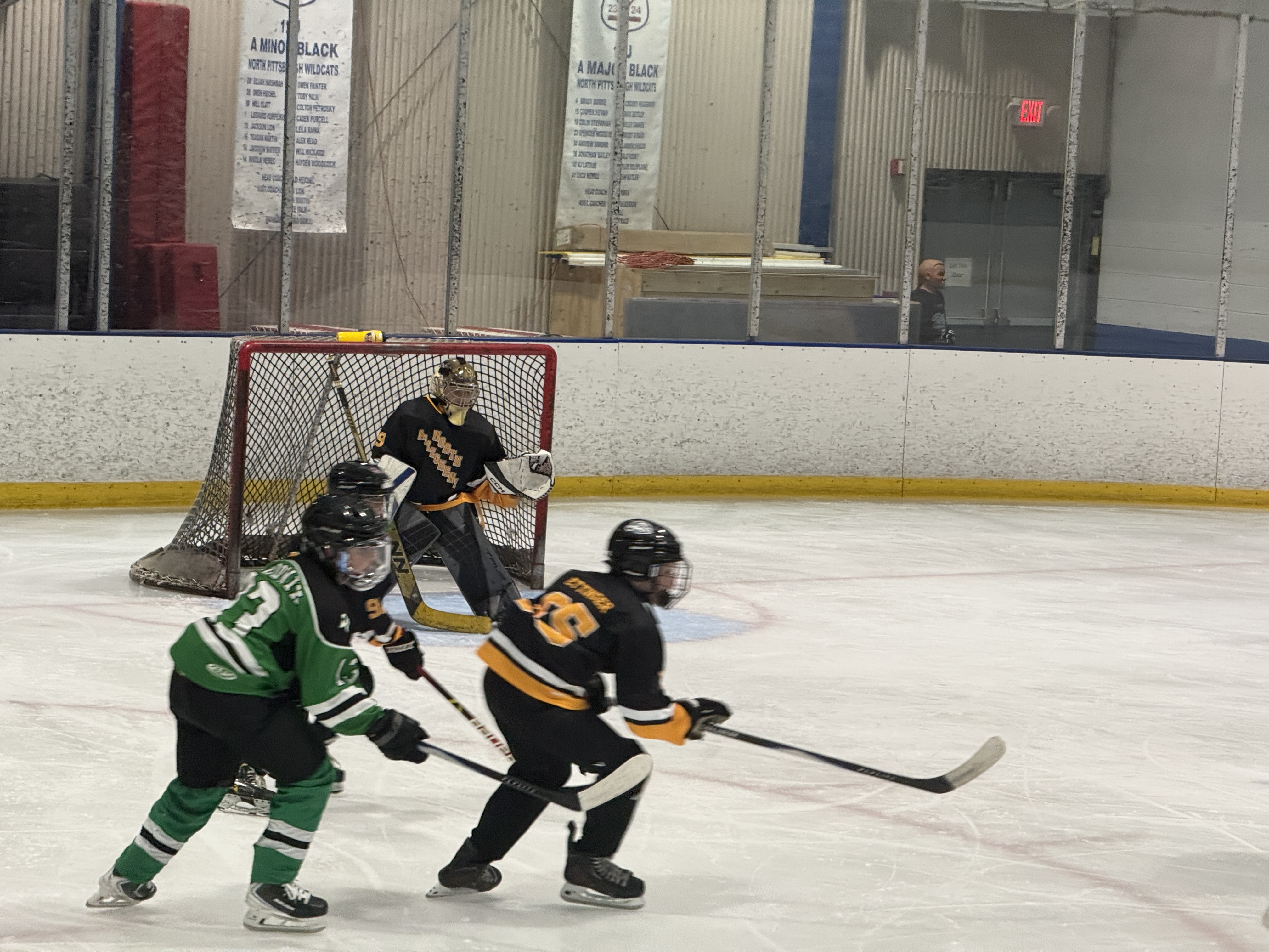 Players preparing for a game
